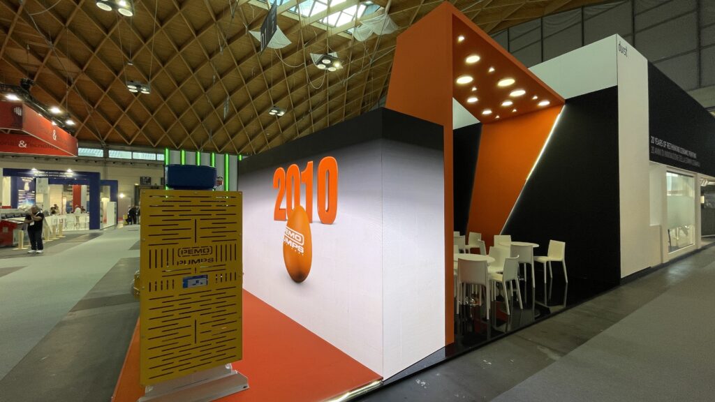 3-Fiera-Rimini-Bologna-2025-Ledwall ad angolo Installazione Ledwall ad angolo Fiera di Rimini